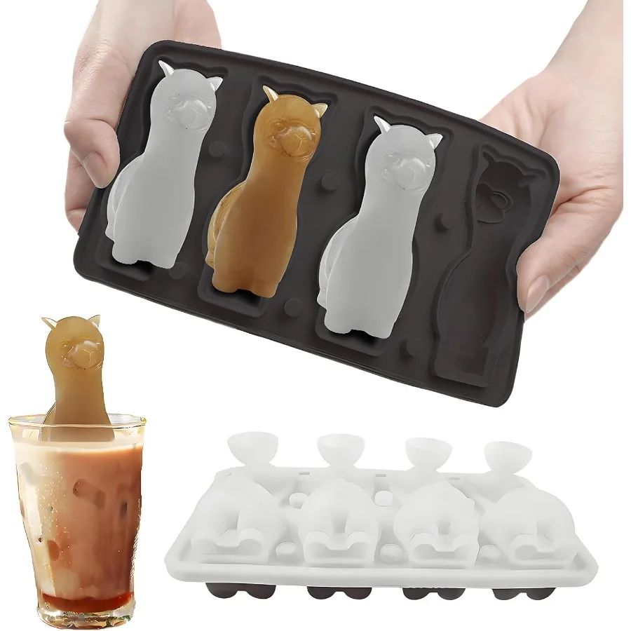 3D Alpaca Ice Cube …
