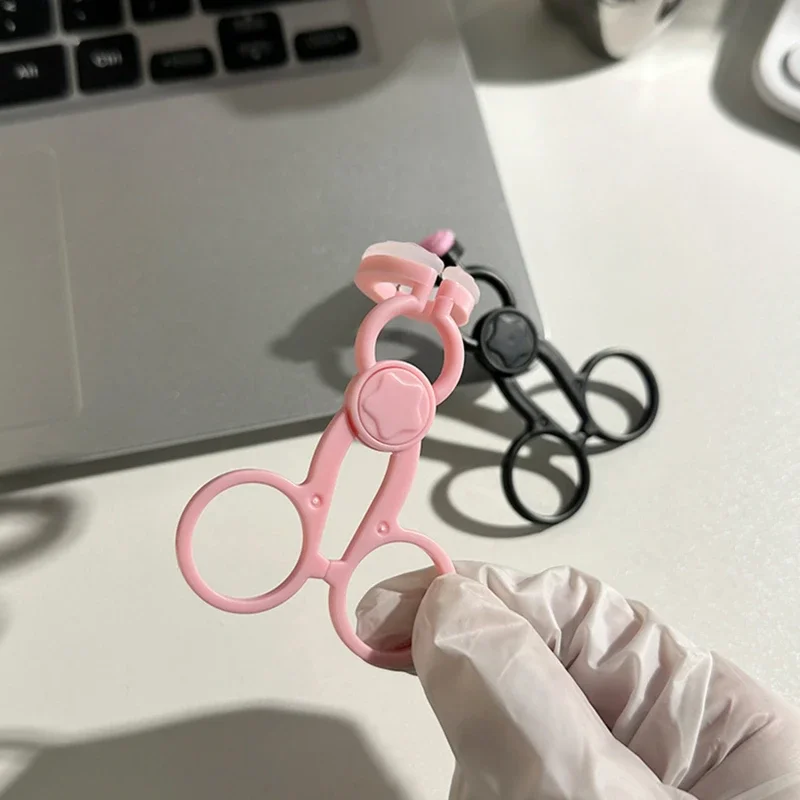 Pinzas especiales de plástico de silicona para lentes de contacto, removedor de insertador de lentes de contacto, pinzas suaves, herramientas de maquillaje, ayuda portátil