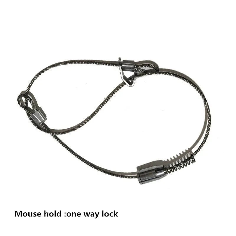 Anti-bite Fixer Adjustable Steel Wire Trap Mouse Hold Leg Hold Foot-Hold Rrestraining Tool For Pig Wild Boar Big Dog