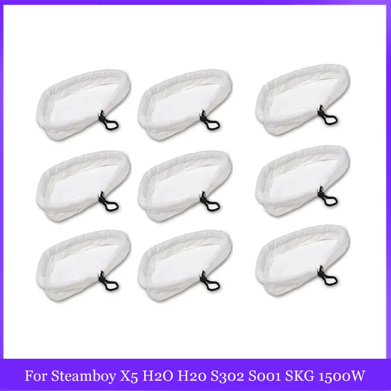 Steam Mop Pads Replacement Pads Accessories For Steamboy X5 H2O H20 S302 S001 SKG 1500W Steam Mop