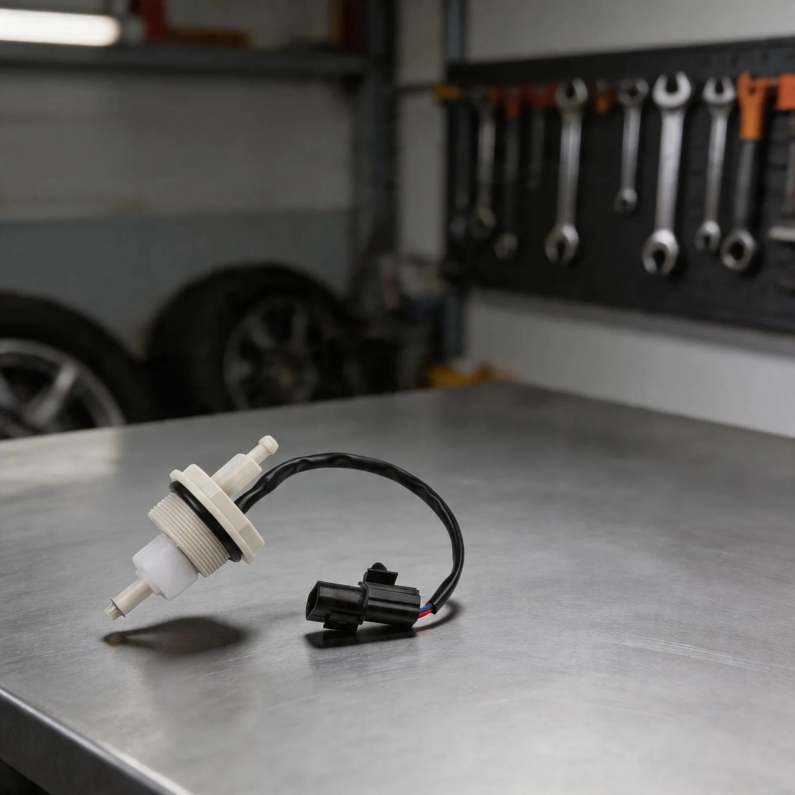 

For Vehicle Maintenance Black Water Trap Sensor L200 Fuel Filter Improved Heat Sink Plug-and-play Easy Installation