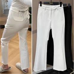 Golf women's clothing Korean version autumn and winter golf women's pants look slim and elastic golf pants women's micro flared