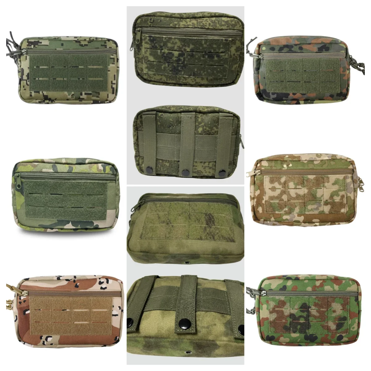 Sub Pack Molle EMR A-TACS FG German Flecktarn Mexico Камуфляж Desert Chocolate Jieitai Dots Тактический жилет Extension Subpack