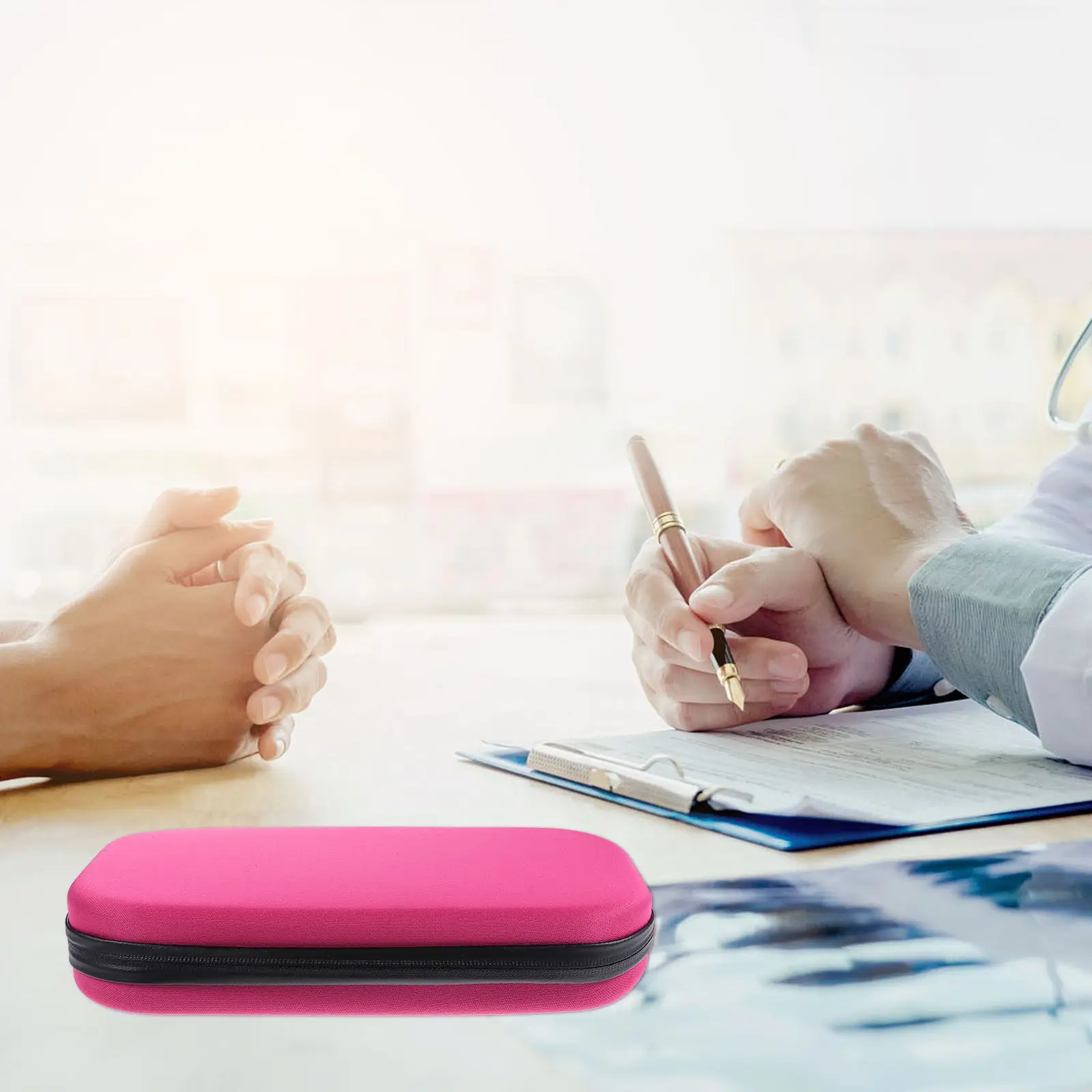 

Премиальный чехол для стетоскопа из ЭВА для большинства моделей, защитный кейс с сетчатым отделением и ремешком для переноски, для путешествий