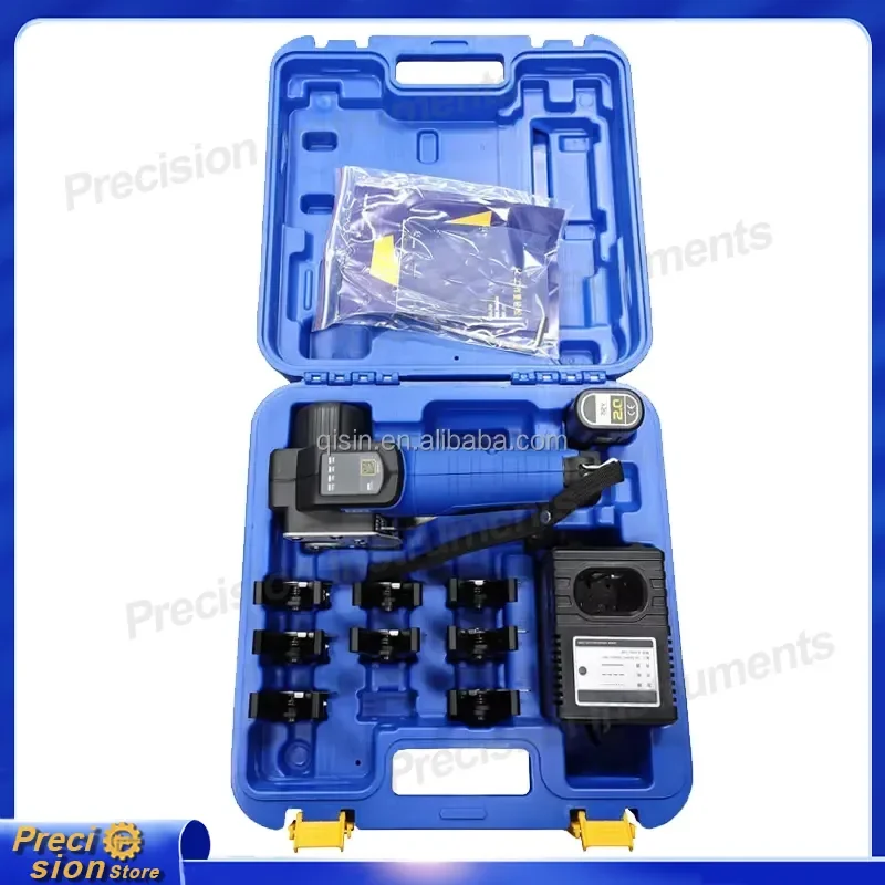 For Pipe Expander Cordless Flaring Tool Lithium Battery DC Tube Bender Copper HVAC Refrigeration Auto Repair Kit