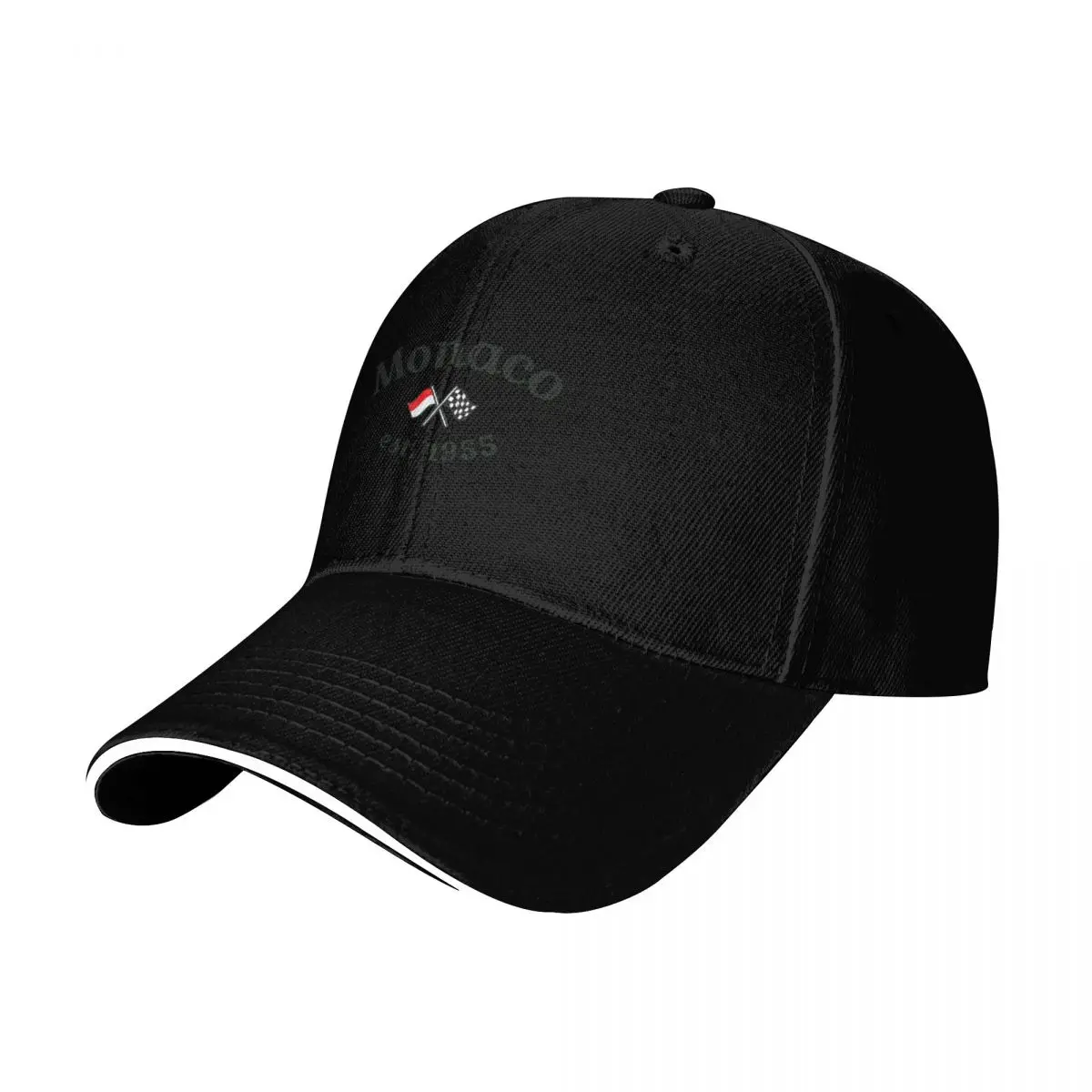 Monaco Racing Track Baseball Cap Strapback Dad Hat Six Panel Structured Crown Sun Protection UPF 50+