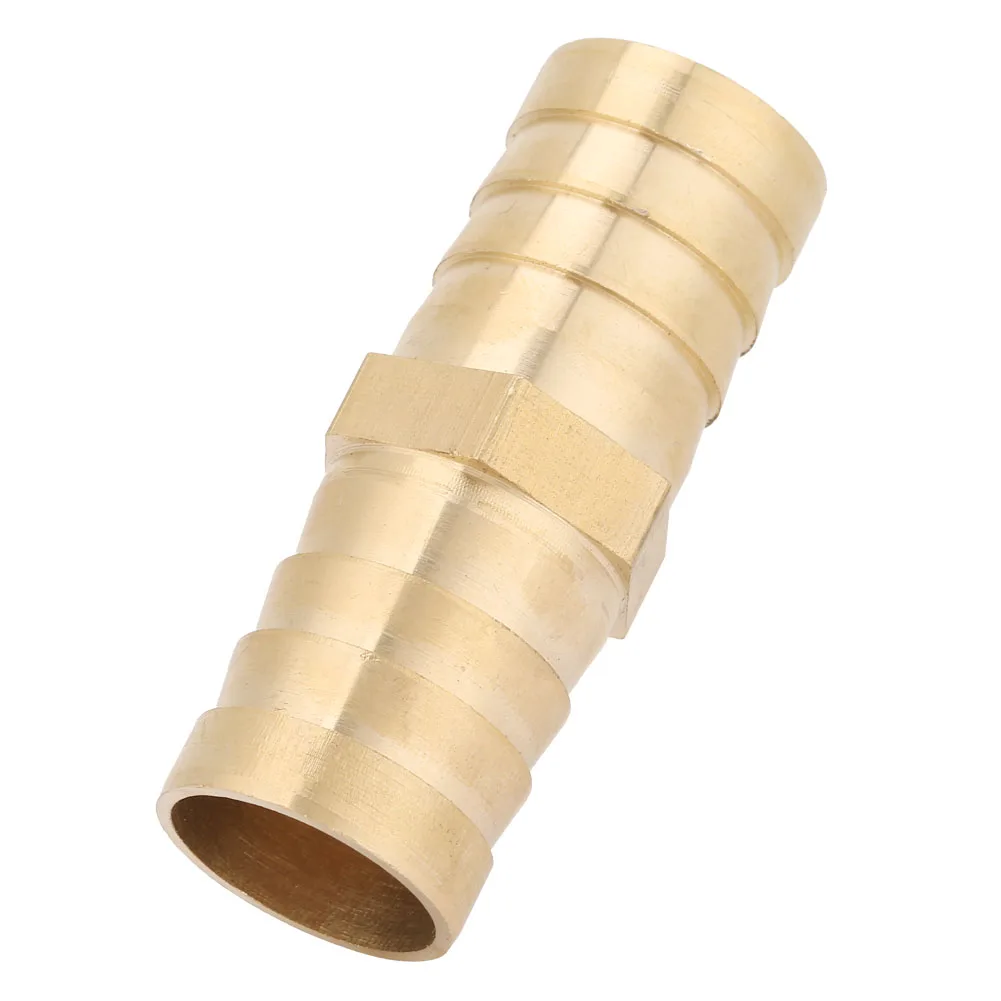 Barb Reducer Fitting Reducer Splicer Brass Pipe Fitting Brass Barb Reducer Tube Splicer Joiner Pipe Fitting Connector Adapter