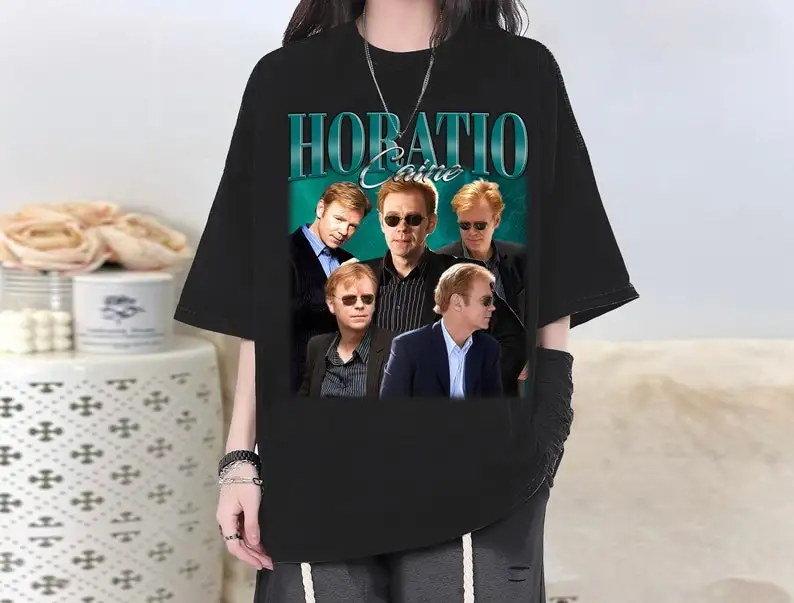 

Ретро футболка с персонажем Horatio Caine, футболка Horatio Caine, рубашка для пар Horatio Caine, милая винтажная футболка
