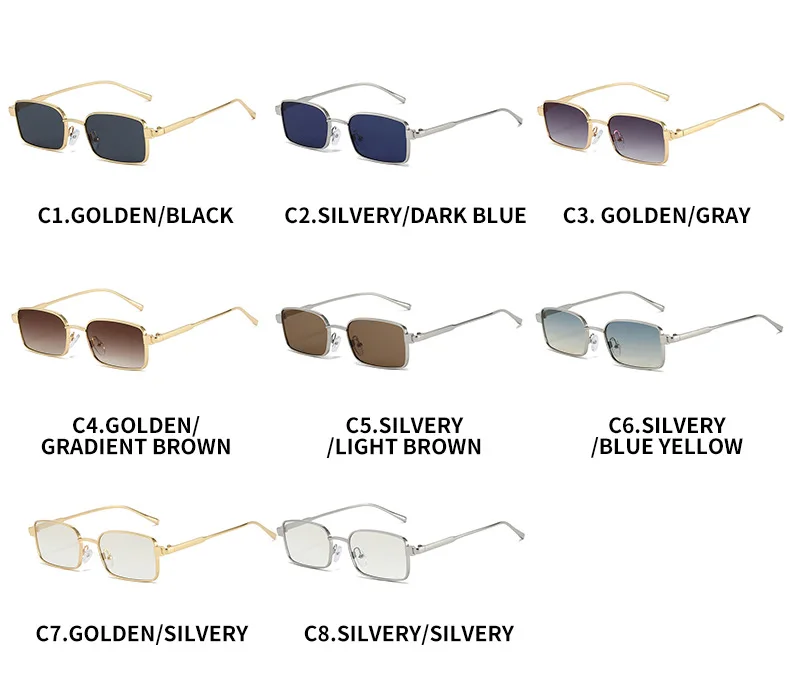 2026 Designer Sonnenbrille Frauen Outdoor Luxus Sonnenbrille Vintage Oculos Gläser Dropshipping Quadratische Sonnenbrille Gafas De Sol Lentes – Detail 7