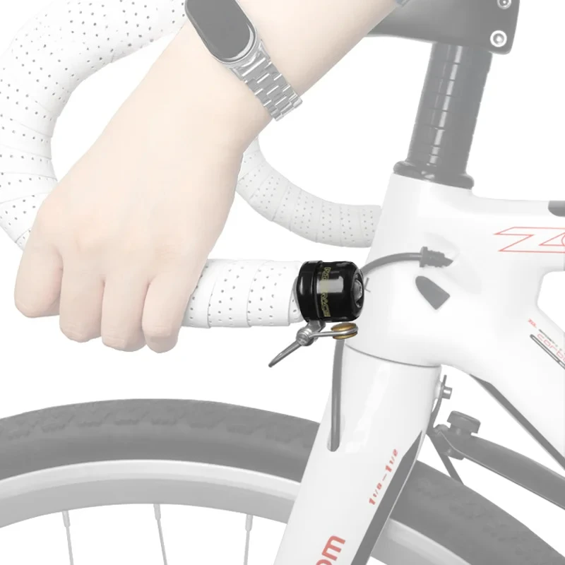 

Bicycle Bell Curved Handlebar Plug Bell Road Bike Bell Horn Copper Safety Cycling Warning Alarm Clear Loud Sound Retro Horn