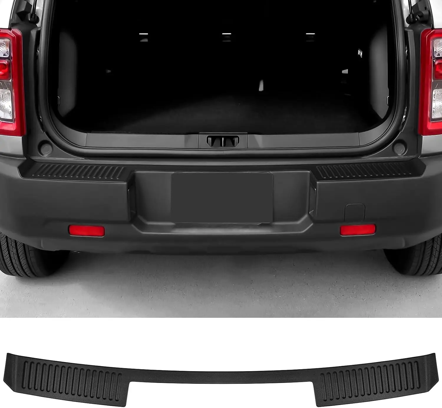 Rear Bumper Protector for Ford 2021-2026 Bronco Sport Accessories Matte Black ABS Plastic Material Rear Bumper Guard Trim