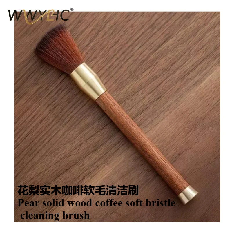 Suitable for Coffee Cleaning Brush Soft Bristle Non-shedding Solid Wood Handle  Grinder Countertop Chalk  Brush Barista Tool