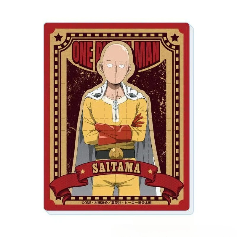 Game HELLISH BLIZZARD TERRIBLE TORNADO SILVERFANG Saitama Genos Acrylic Stand Figure Doll Anime Keychain Cosplay Toy Gift view 2