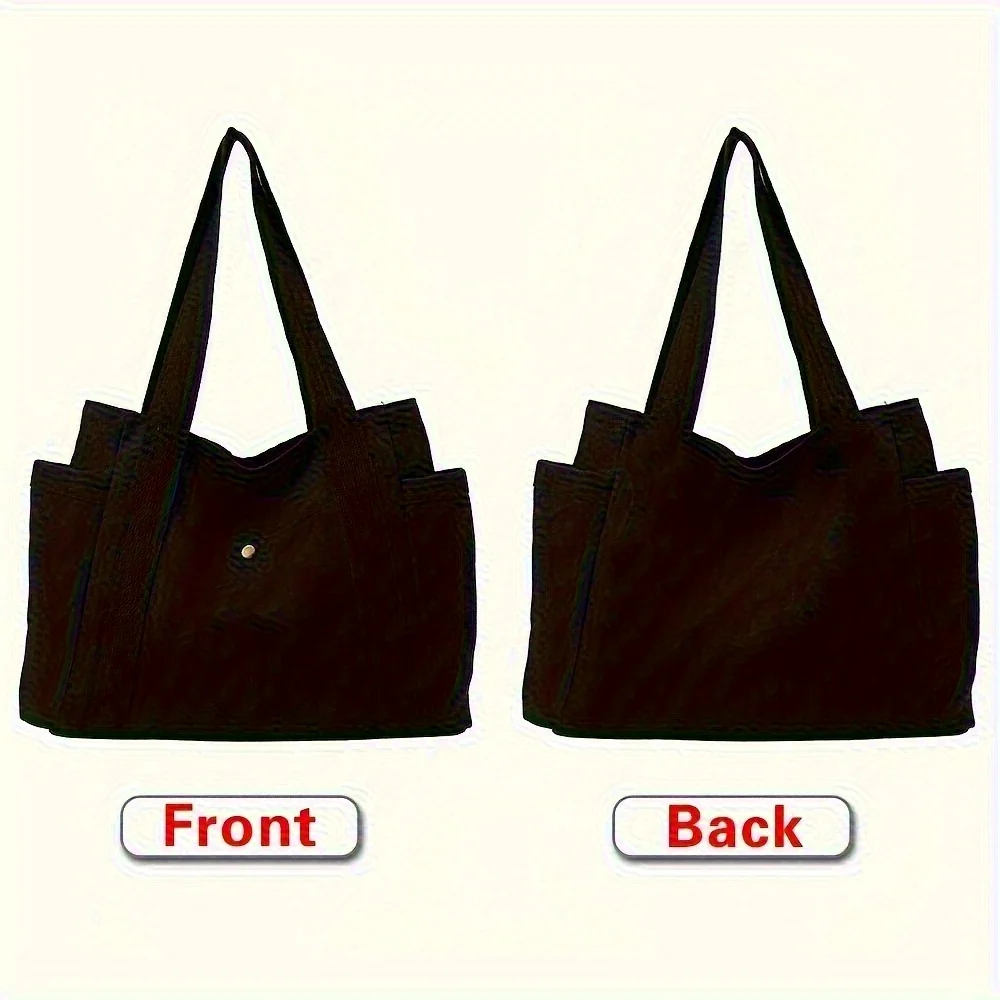 Customizable Name Women's Shoulder Bag Fashion Shopping Bag Outdoor Travel Work Commuter Storage Bag