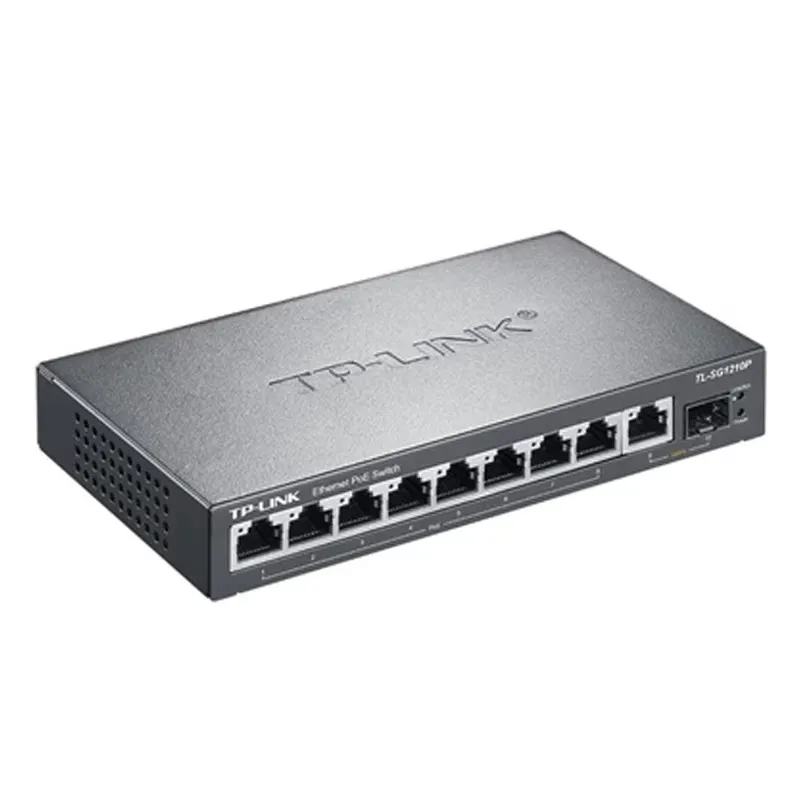 Imagem -03 - Tp-link-full Gigabit Ethernet Switch Alta Potência Fonte de Alimentação Poe Hub de Cabo de Rede 8-port Gigabit 54w Sg1210p Poe Gigabit sw