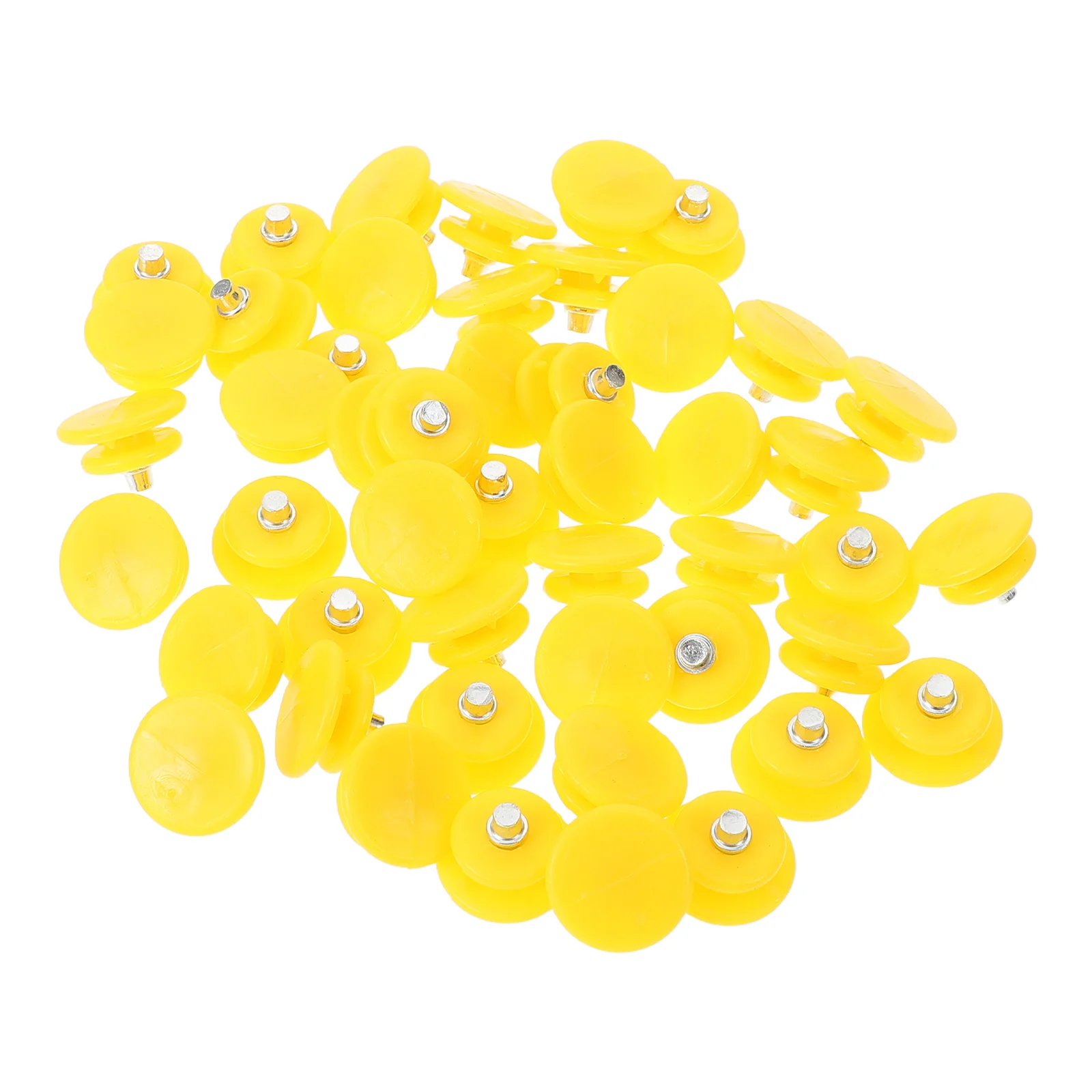 

100 Pcs Para Anti-skid Spikes Winter Shoe Snow Cleats for Shoes Water Proof Yellow Spiked Ice Grippers and Boots Work