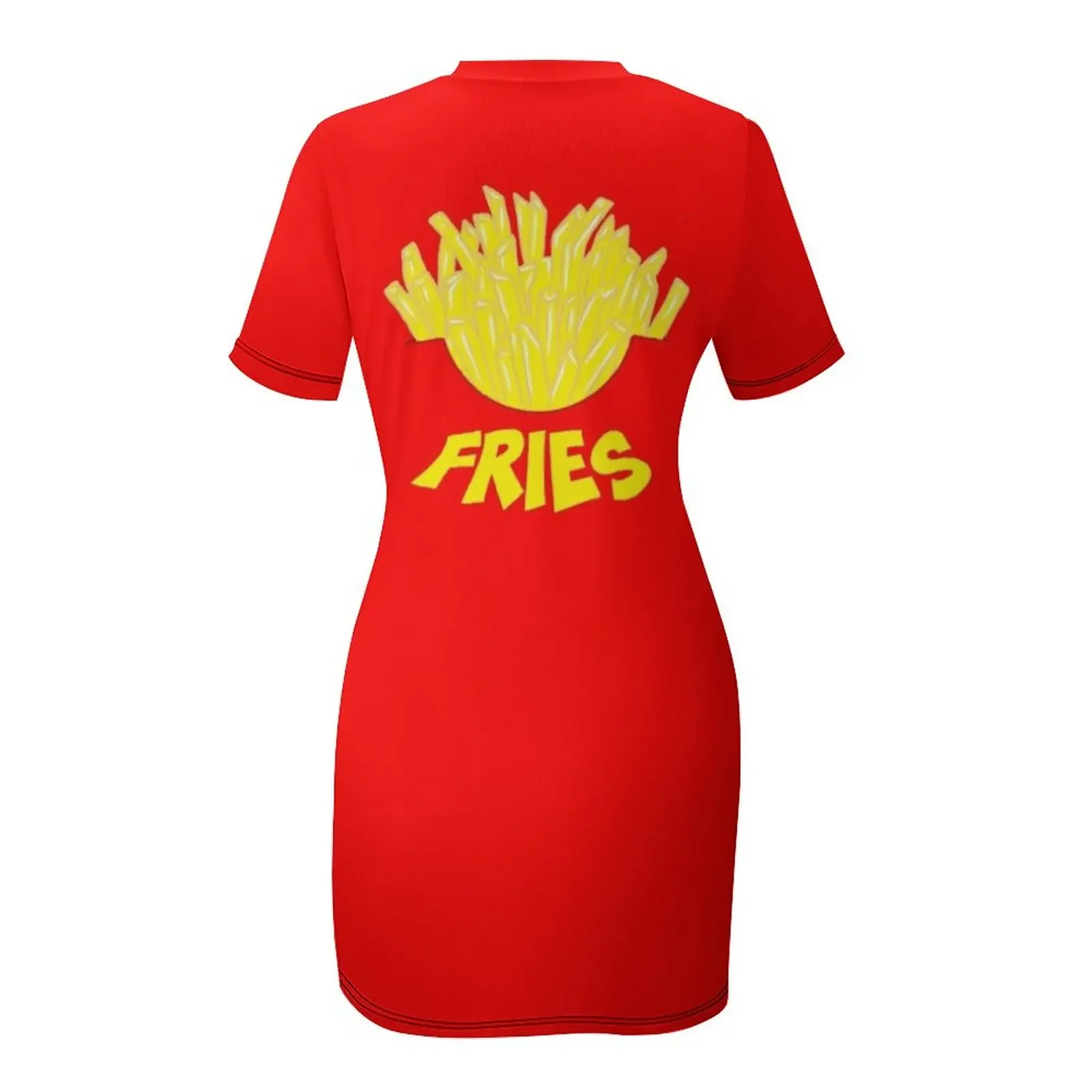 Chemise drôle de frites, Costume d'halloween, chemise de frites, vêtements de frites, t-shirt d'halloween Sh, robe à manches courtes