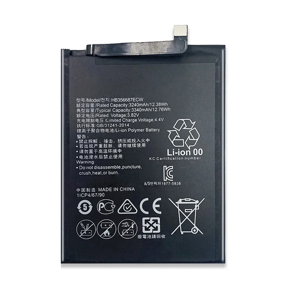 HB356687ECW Battery For Huawei Mate 10 Lite/G10/Nova 2I 3I/For Honor 9I 7X RNE-L01 L02 L03 BND-L21 L22