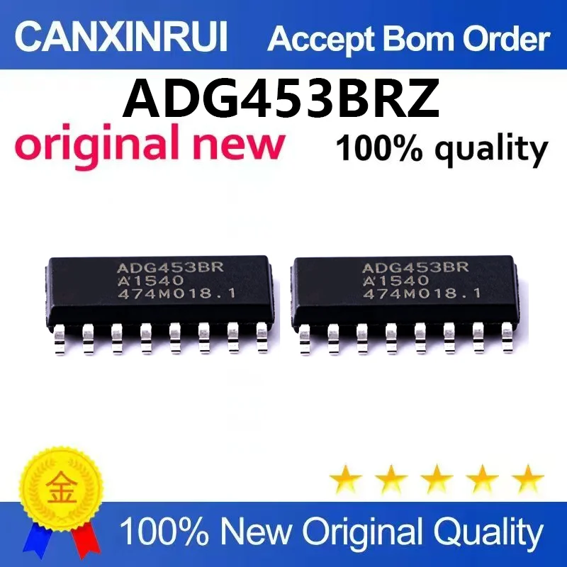 (5pcs-100pcs)Original genuine ADG453BRZ SMT SOIC-16 low on resistance ultra-low power chip IC