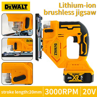 Dewalt 3000RPM Brushless Curve Saw 20V Cordless Electric Jig Saw Portable Multifunction Adjustable Woodworking Power Tool