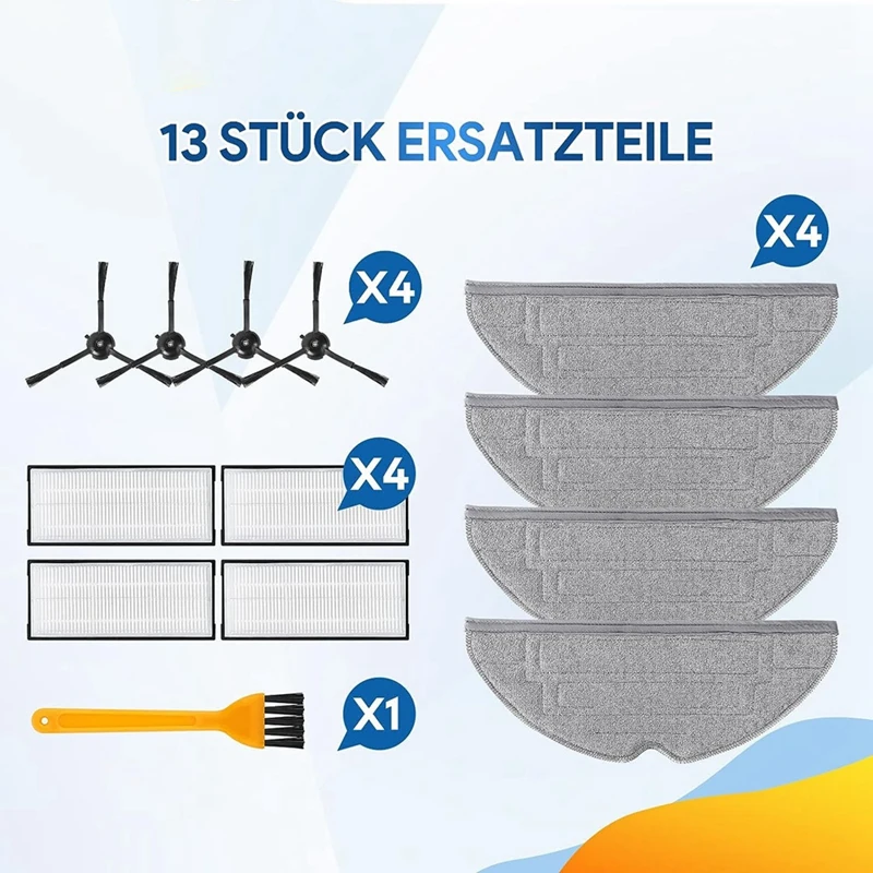 Боковая щетка, тканевый фильтр, робот-пылесос, сменные аксессуары для Roborock S8 Pro Ultra S8 S8 +