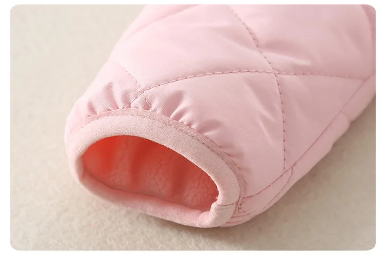 Aynigiell Spätherbst, Frühwinter Baby Overall dicke warme Säugling Kapuze in Fleece Stram pler Neugeborenen Jungen Mädchen Overalls – Detail 14