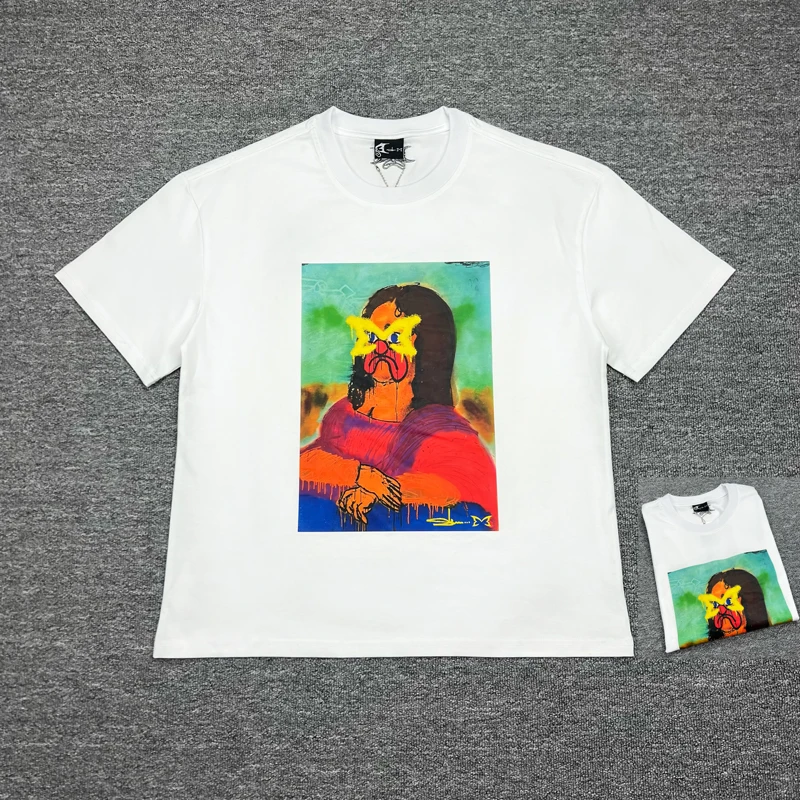 2026 Summer Casual Black White Mertra T-shirt Logo Pattern Graffiti Print Original Label High Quality T-shirt