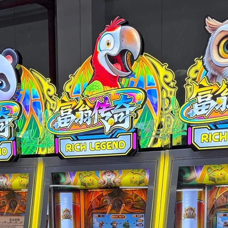 Coin Pusher Arcade Game Machine Commercial Fun Game Equipment for Shopping Centers and Game Halls
