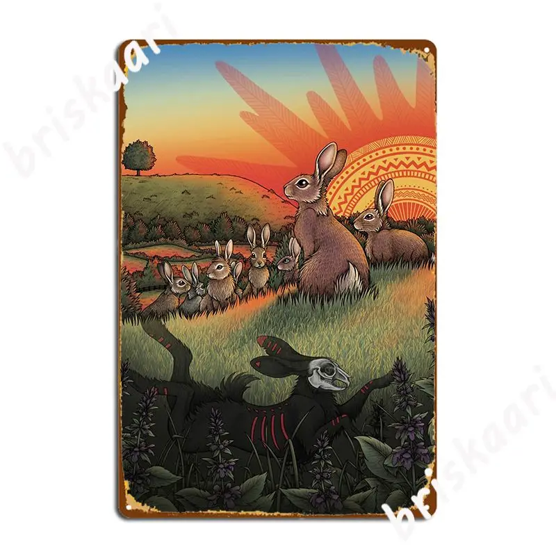 Watership Down Metal Sign Painting Décor Club Home Design Home Tin Sign Poster