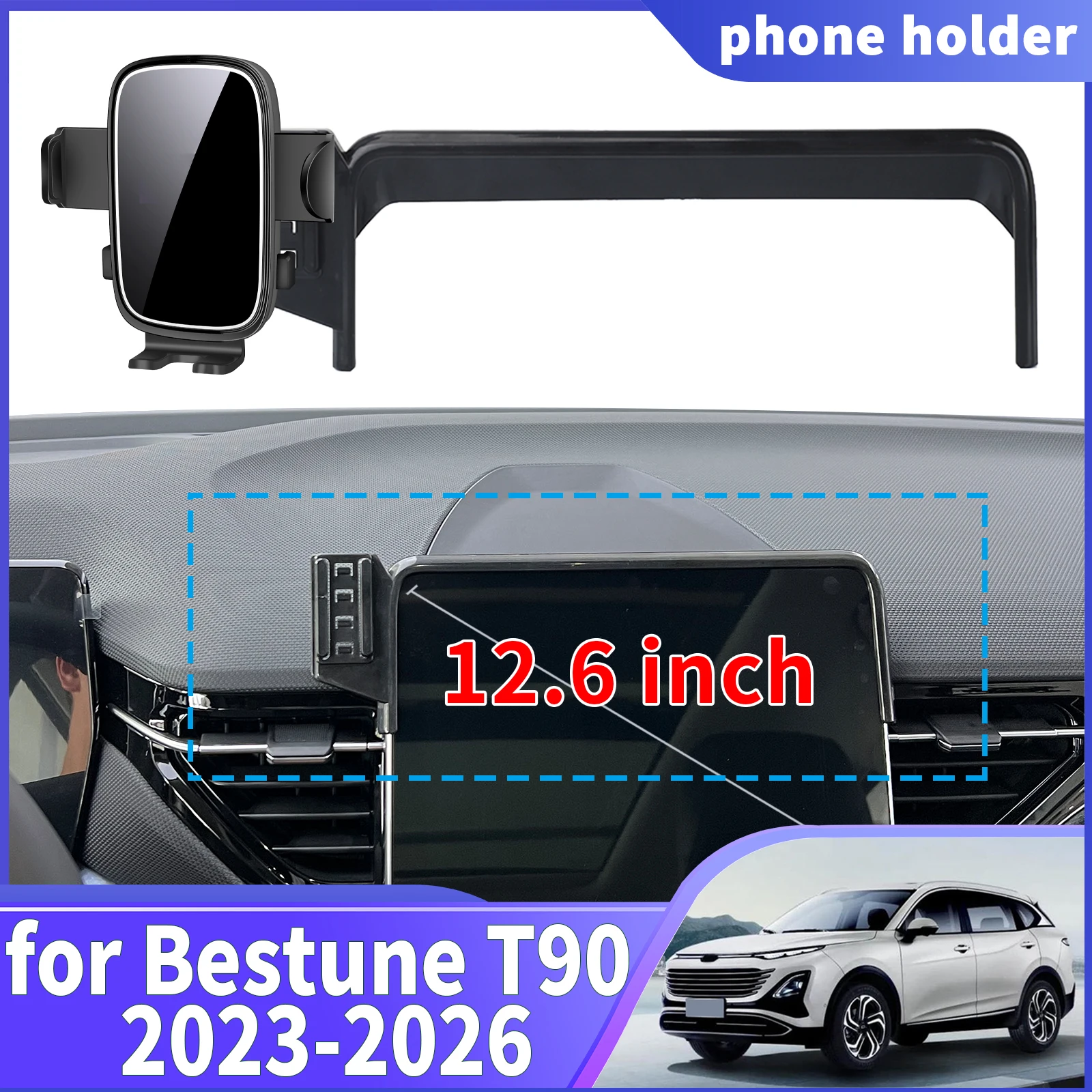 

fit for Bestune T90 2023 2024 2025 2026 Navigation Phone Holder Mount Customized Car accessoires