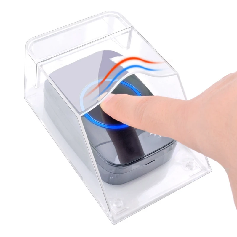RISE-2X Waterproof Transparent Waterproof Door Bell Cover For Wireless Doorbell Home Door Bell Chime