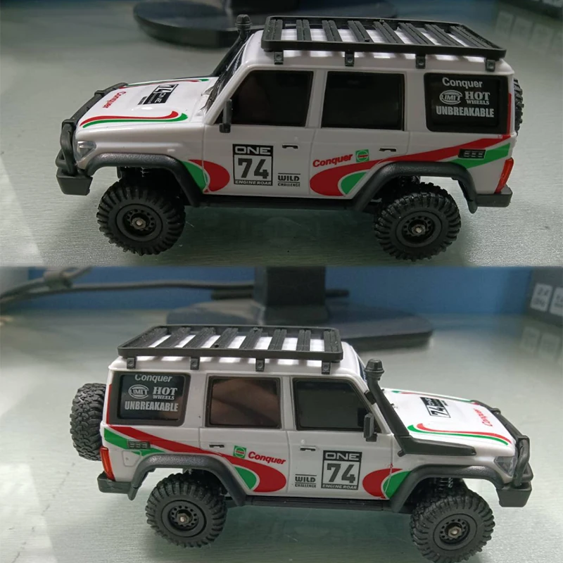 

Racing Rally Rc Climbing Truck Model Hb-R4301/R4312 1:43 Scale Mini Desktop Off Road 4wd 2.4g Remote Control App Control Rtr