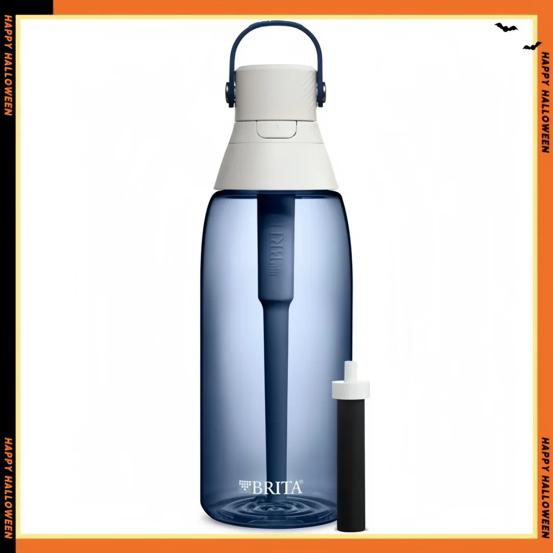 

36oz Insulated Water Bottle Leakproof with Straw & Filter, Gym Sports Bottle for Fitness, Hiking & Outdoor