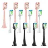 4pcs/Set Replacement Toothbrush Heads For SOOCAS X3/X3U/X5 Sonic Electric Tooth Clean Nozzle DuPont Replace Smart Dental Brush