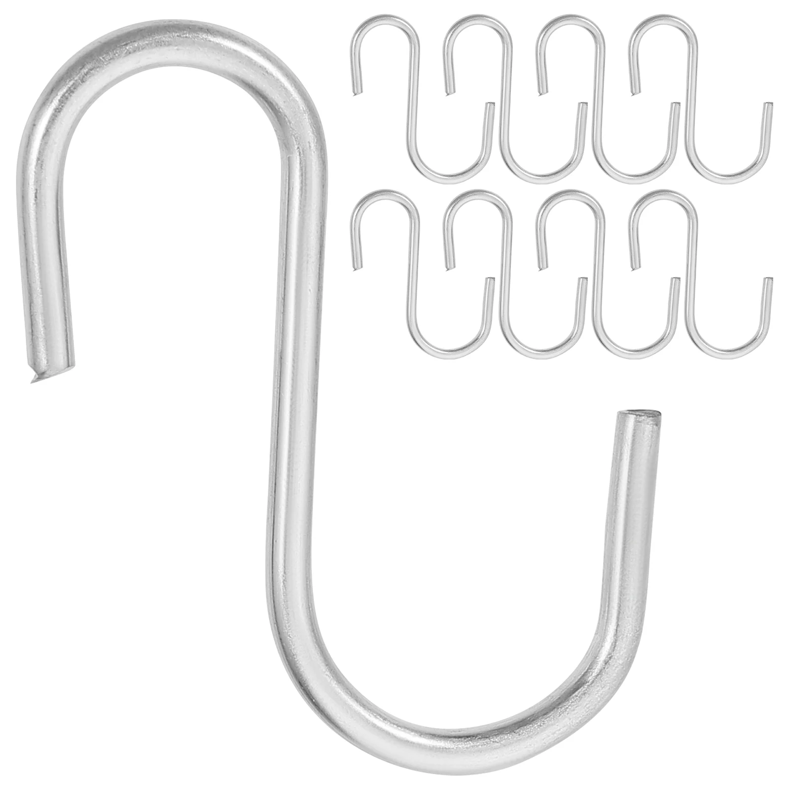 

Hanger Heavy Duty Clothes Rack Hook No Trace Silver over Door Hooks Coat Hangers