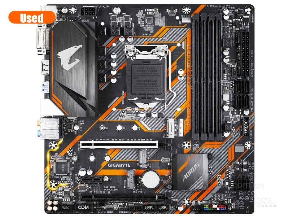 Original motherboard for Gigabyte B365M AORUS ELITE DDR4 LGA 1151 64GB USB2.0 USB3.1 B365 Desktop Motherboard