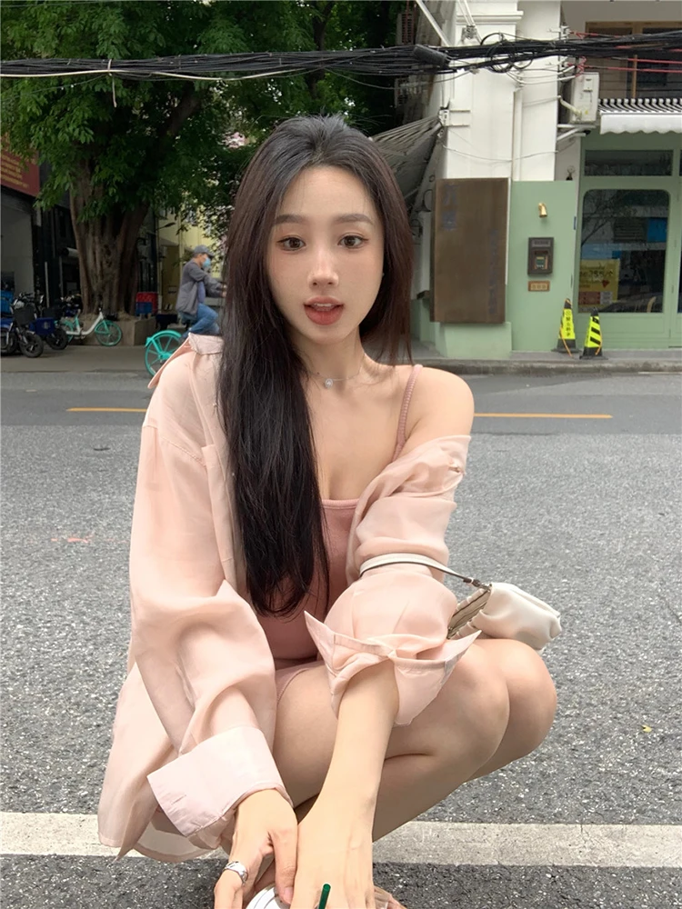 Vestidos sin mangas para mujer, vestidos de verano de lino con cuello redondo, cintura elástica, borde de pétalo acampanado, ropa de playa de longitud corta OL