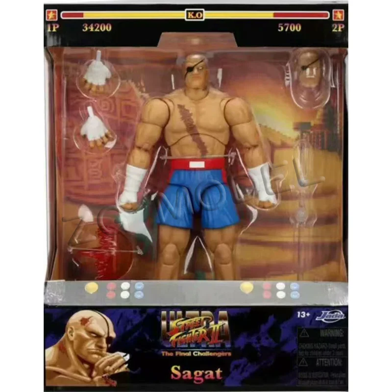 In Stock Original JADA TOYS Street Fighter Cammy Red Ken Guile Dee Jay Blanka Sagat Chun Li Gray Ryu M Bison Dhalsim Model Toy view 6