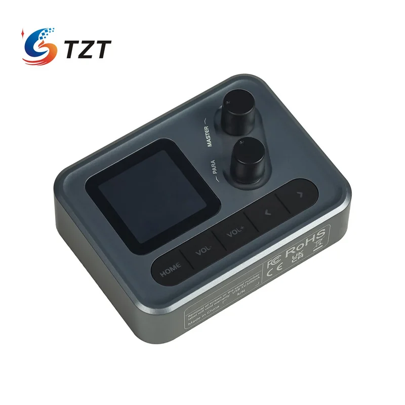 TZT M-WAVE جيب أمبير جيتار كهربائي صغير تأثيرات شاملة دواسة محاكاة مكبر للصوت الكلاسيكي مع شاشة 1.54 بوصة