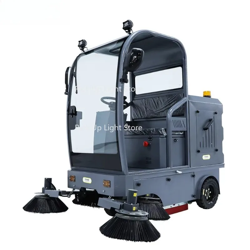 

Garden Battery Dust Collector Ride on Road Sweeper Appearance High Quality Shopping Mall Industrial Floor Sweeper With Cover