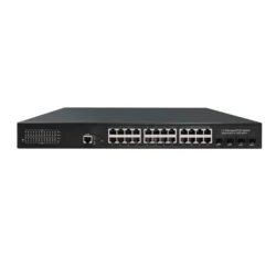 L3 Managed 24 Port 10/100/1000Mbps PoE Switch with 4*10G SFP+