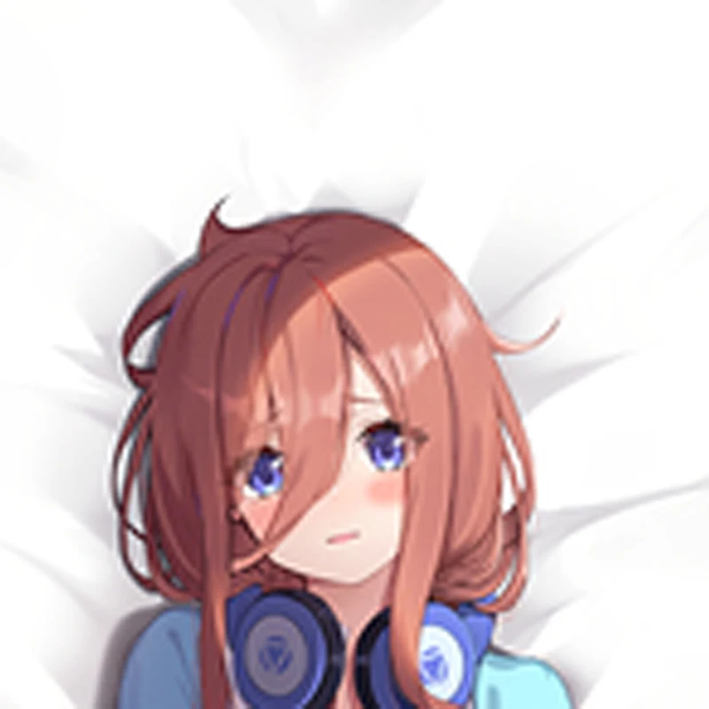 

New Pattern Anime Miku Nakano Dakimakura Hugging Body Pillow Cover Case double-sided printing‌