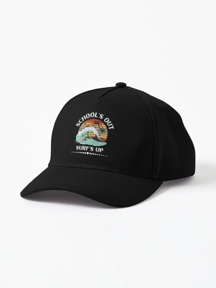 School's out Surf's up. Beach surf design for men by dsrdirect Cap