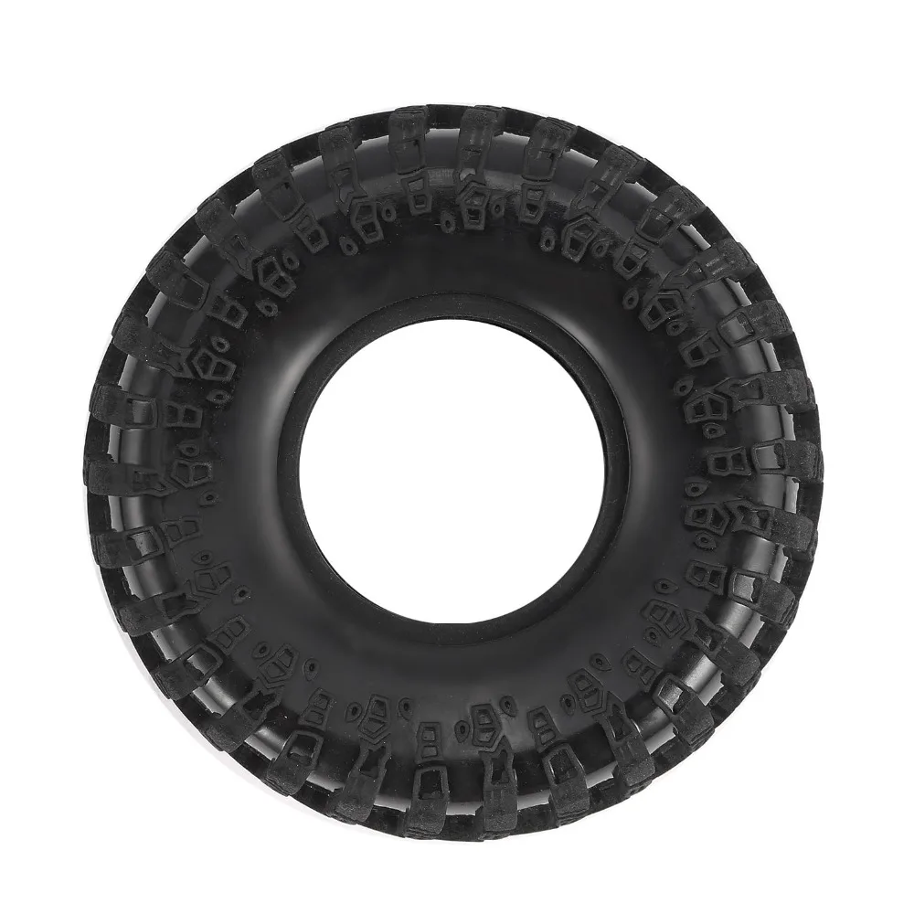 4pcs 2.2 Inch Tires 130*54mm Wheel Rubber Tire Tyre Set for 1/10 Axial SCX10 TRX4 RC4WD Redcat 90056 90045 RC Rock Crawler Truck