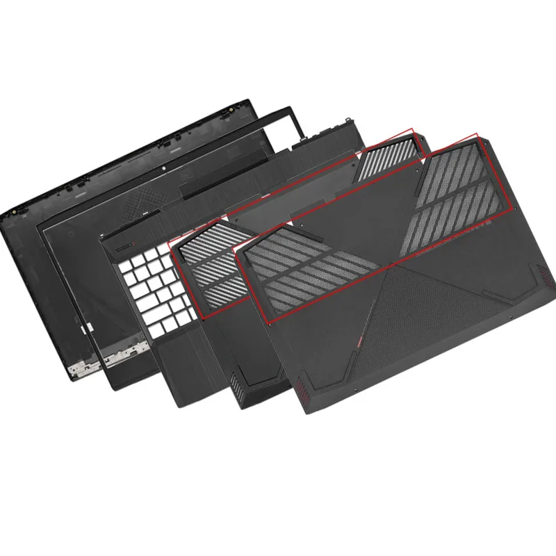 

Replace Cover LCD Back Cover Front Bezel Palmrest Bottom Case Air Outlet Black For OMEN 15-DC TPN-Q211 15-dc1055TX 15-DC1060TX