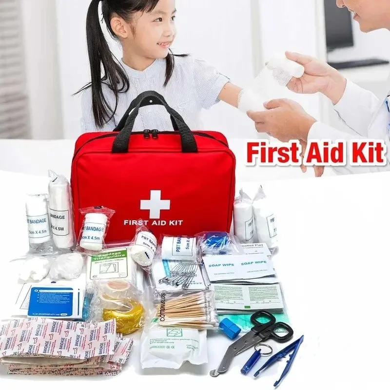 

First Aid Kit Multi-purpose Emergency Medical Portable Medical Bag Outdoor Multi-functional First Aid Bag Home Emergency Bag