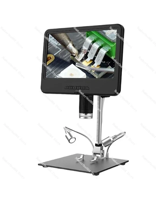 

10"/7" 12MP Digital Microscope | 1080P PCB Soldering Inspector | Phone/Watch Repair Tool | Antique Industrial Magnifier