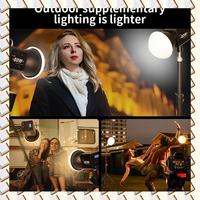 A14M 80W COB Camera Light Outdoor Kit 2500-6500K Video Dimmable Photographic LED Light For Photo Studio Film Livstreaming US PLU