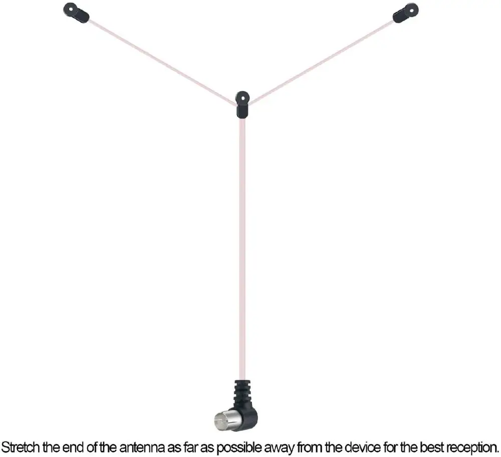 Комплект FM стерео антенны, Ancable 75 Ohm FM дипольная радиоантенна для верхнего Радио стерео приемник HiFi AV мини-система с F штекером