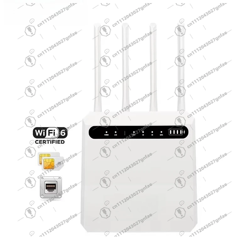 

4G LTE Router SIM Slot Modem with Voice Call External Antenna Wifi 4 6 Wireless Cat 7 4000 mAh Battery Router